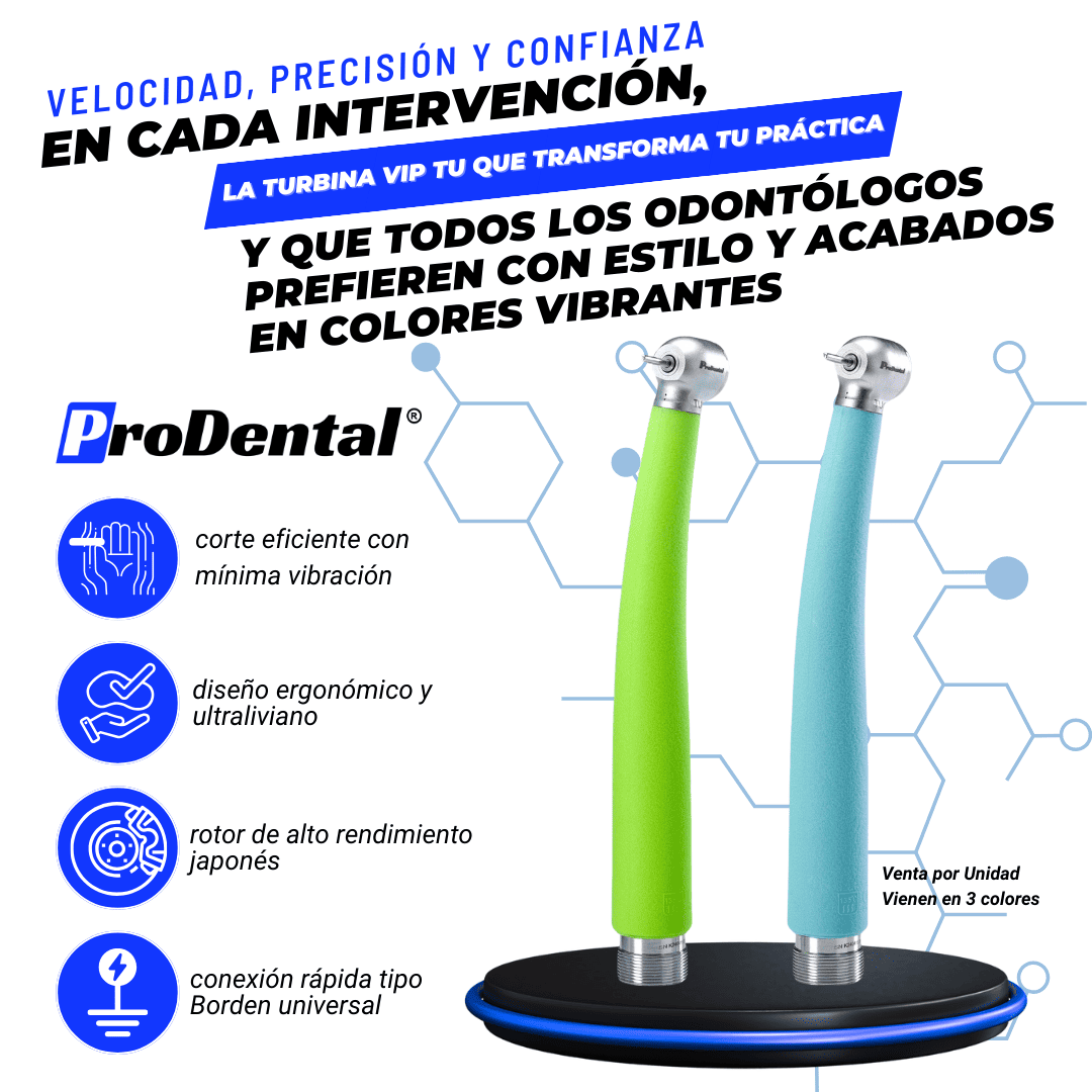 Turbina de Alta Velocidad VIP-TU ProDental